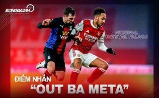 Điểm nhấn Arsenal 0-0 Crystal Palace: Màn trình diễn thất vọng của Aubameyang