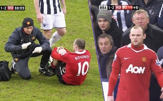 VIDEO: Không thể nào quên khoảnh khắc Wayne Rooney thi đấu bất chấp chấn thương