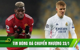 TIN BÓNG ĐÁ CHUYỂN NHƯỢNG 23/1: Arsenal chiêu mộ thành công sao Real; Pogba quyết không rời MU