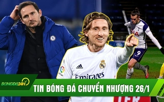 TIN BÓNG ĐÁ CHUYỂN NHƯỢNG 26/1: Spurs hạ đội yếu; Real chốt tương lai sao bự