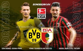 Vắng Haaland, Dortmund nhọc nhằn đánh bại Augsburg