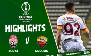 Video Zorya vs AS Roma Europa Conference League 2021: Nhẹ nhàng 3 điểm