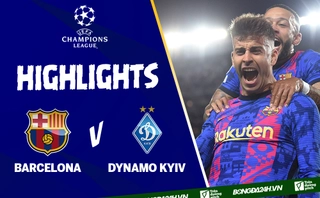 Video Barca vs Dynamo Kyiv cúp C1 2021: 3 điểm quý giá