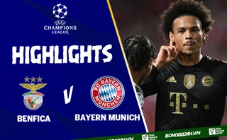 Video Benfica vs Bayern Munich: Leroy Sane lập cú đúp