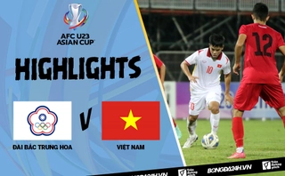 Video U23 Việt Nam vs U23 Đài Bắc Trung Hoa (Vòng loại U23 châu Á 2022)