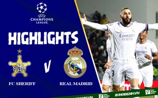 Video cúp c1 FC Sheriff vs Real Madrid: Trả nợ thành công