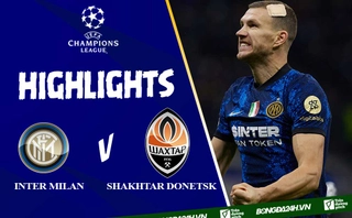 Video Inter Milan vs Shakhtar Donetsk: Edin Dzeko lập 1 cú đúp