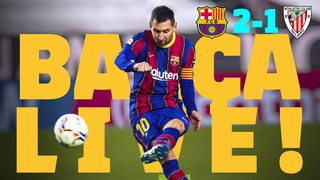 Video bóng đá Barca vs Bilbao: Messi sút phạt đẳng cấp