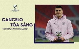 Gladbach 0-2 Man City: Cancelo tỏa sáng, The Citizens thắng 19 trận liên tiếp