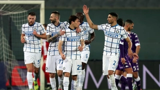 Thắng Fiorentina, Inter Milan tạm vươn lên ngôi đầu Serie A 2020/21