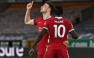 Kết quả bóng đá Wolves vs Liverpool hôm nay: Diogo Jota toả sáng