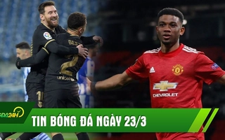 TIN NÓNG BÓNG ĐÁ 23/3: Thần đồng số 1 của MU lần đầu được triệu tập lên ĐTQG; Messi phá kỷ lục của Xavi