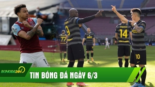 TIN BÓNG ĐÁ 06/03: Lingard cạnh tranh giải thưởng với Bruno; Inter Milan sắp đổi đời