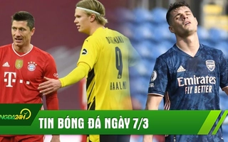 TIN BÓNG ĐÁ 7/3: Arsenal đánh rơi chiến thắng; Bayern ngược dòng trước Dortmund