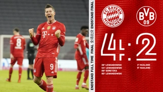 Video tổng hợp: Bayern Munich 4-2 Dortmund (Vòng 24 Bundesliga 2020/21)
