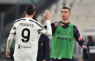 Morata chói sáng trong ngày Ronaldo dự bị, Juventus xử đẹp Lazio
