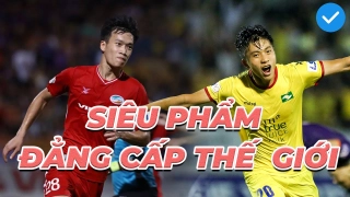VIDEO: Dàn tuyển thủ quốc gia thống trị danh sách Bàn thắng đẹp vòng 9 V-League 2021