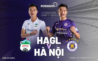 Xem lại trận đấu HAGL vs Hà Nội - Vòng 2 nhóm A V.League 2020 (Full trận)