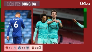 TIN BÓNG ĐÁ 4/4: Diogo Jota tỏa sáng, Liverpool làm gỏi Arsenal, Chelsea thua sốc West Brom