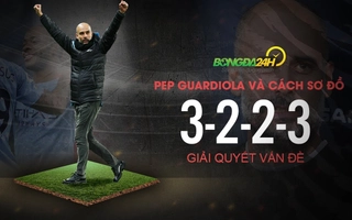 VIDEO: Pep Guardiola và cách sơ đồ 3-2-2-3 giải quyết vấn đề