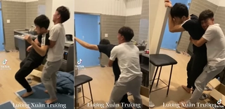 Clip Xuân Trường nhậu say quắc cần câu, đứng không vững xuất hiện trên mạng