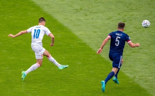 Video Scotland vs CH Séc (Bảng D VCK Euro 2020): Siêu phẩm sút xa của Schick