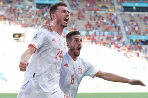 VIDEO: Bàn thắng đầu tiên của “tân binh” Laporte cho Tây Ban Nha