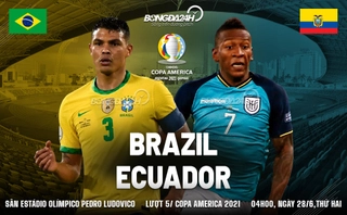 Brazil hy sinh mạch toàn thắng để cứu Ecuador