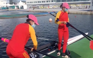 VIDEO: Đội Rowing bắt đầu luyện tập ở vịnh Tokyo