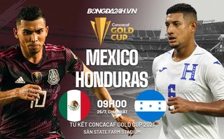 Video bóng đá Mexico vs Honduras tứ kết Gold Cup 2021