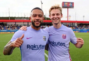 Video kết quả Barca vs Girona (giao hữu CLB): Depay khai nòng