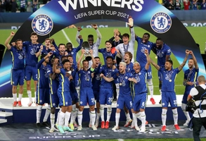 VIDEO: Khoảnh khắc Chelsea vỡ òa trong niềm vui giành Siêu Cúp Châu Âu