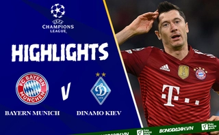 Video cúp c1 Bayern Munich vs Dynamo Kiev: Lại là anh Lewandowski