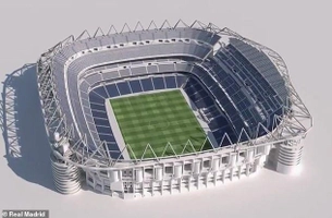 VIDEO: Mức độ hoành tráng của sân Bernabeu sau khi được nâng cấp