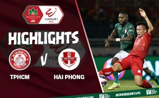 Video tổng hợp: TPHCM 2-1 Hải Phòng (Vòng 10 V.League 2022)