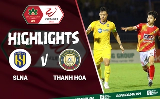 Video tổng hợp: SLNA 0-0 Thanh Hóa (Vòng 11 V.League 2022)