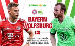 Hùm xám Bayern Munich nhẹ nhàng xơi tái bầy sói Wolfsburg