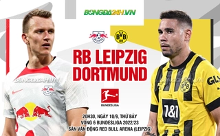 Leipzig đại thắng Dortmund trong ngày ra mắt tướng mới