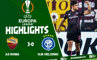 Video AS Roma vs HJK Helsinki Europa League: Paulo Dybala lập công