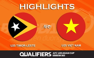 Video tổng hợp: U20 Timor-Leste vs U20 Việt Nam (VL U20 châu Á 2023)