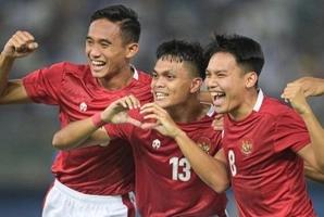 Tuyển Indonesia tiếp tục đánh bại Curacao