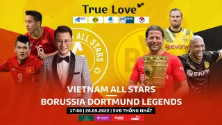 Video Ngôi sao Việt Nam vs Huyền thoại Dortmund (Giao hữu 2022)