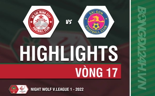 Video tổng hợp: TPHCM vs Sài Gòn (Vòng 17 V.League 2022)