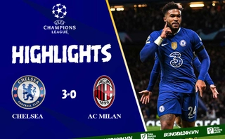 Video Chelsea vs AC Milan cúp C1: Aubameyang và James toả sáng