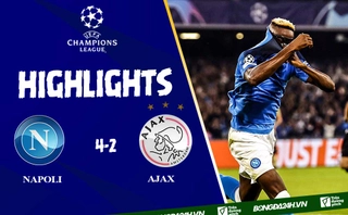 Video Napoli vs Ajax cúp C1 2022/2023: Rượt đuổi kịch tính
