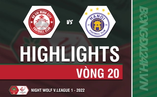 Video TPHCM vs Hà Nội (Vòng 20 V.League 2022): Cơn mưa bàn thắng!