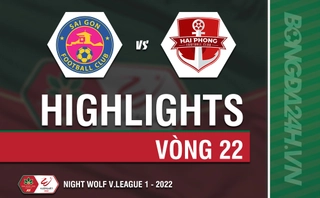 Highlights Sài Gòn vs Hải Phòng: Thắng tối thiểu, đội khách tạm đứng đầu BXH