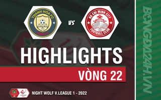 Video tổng hợp: Thanh Hóa 1-2 TPHCM (Vòng 22 V.League 2022)