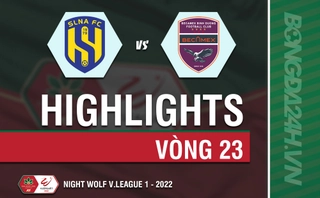 Video bóng đá SLNA vs Bình Dương: Văn Đức lập cú đúp