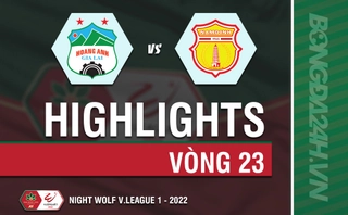 Video tổng hợp: HAGL 2-0 Nam Định (Vòng 23 V.League 2022)